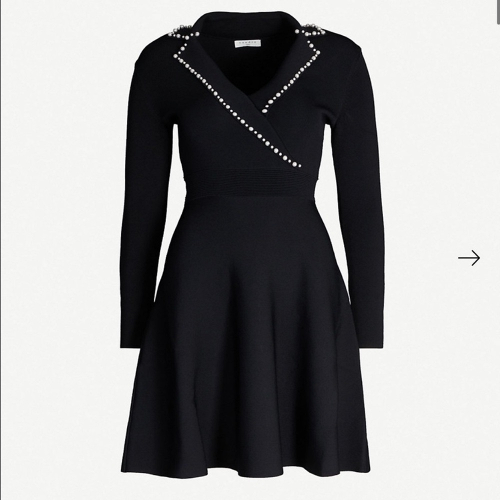 Sandro Paris - Black Dress Pearl
